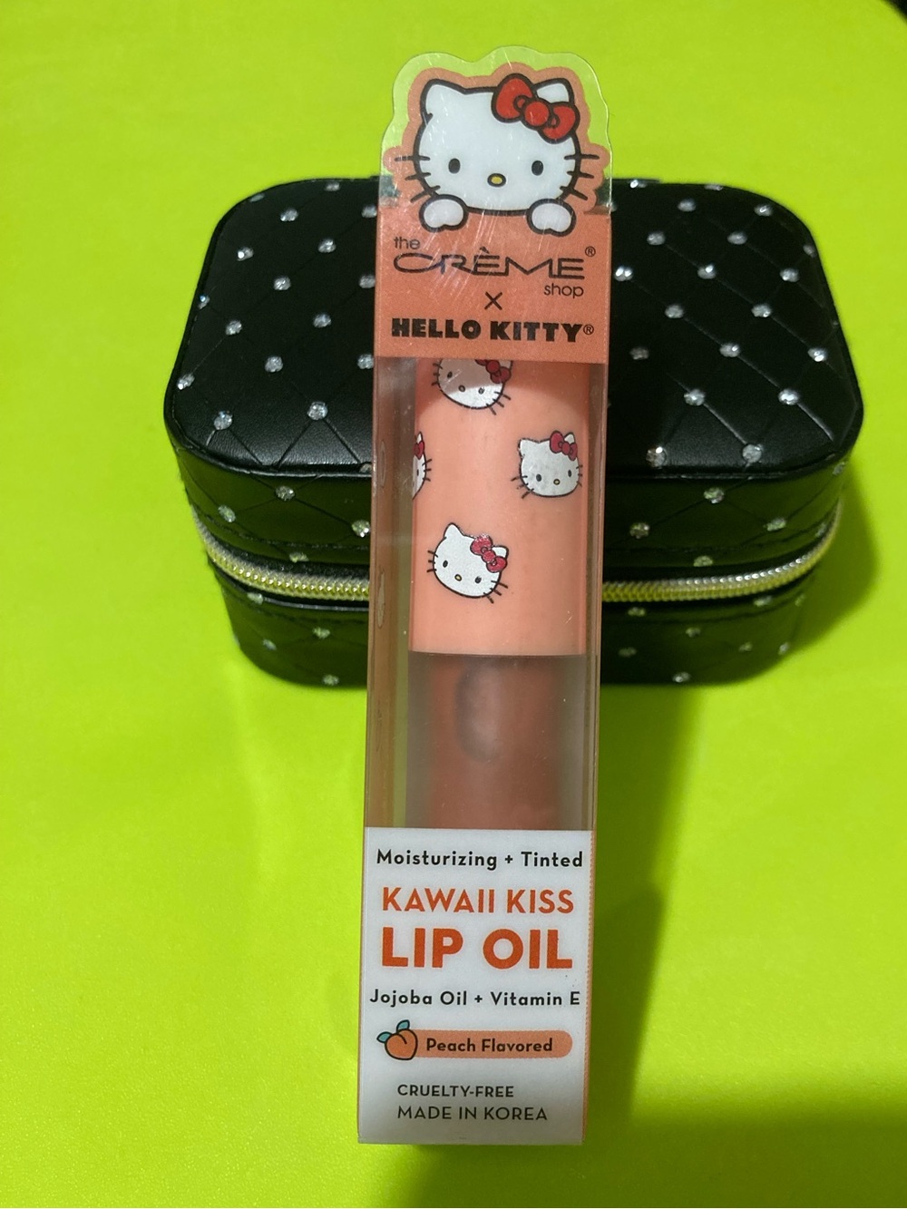 The Crème Shop x Hello Kitty Kawaii Kiss Lip Oil - Peach Tint